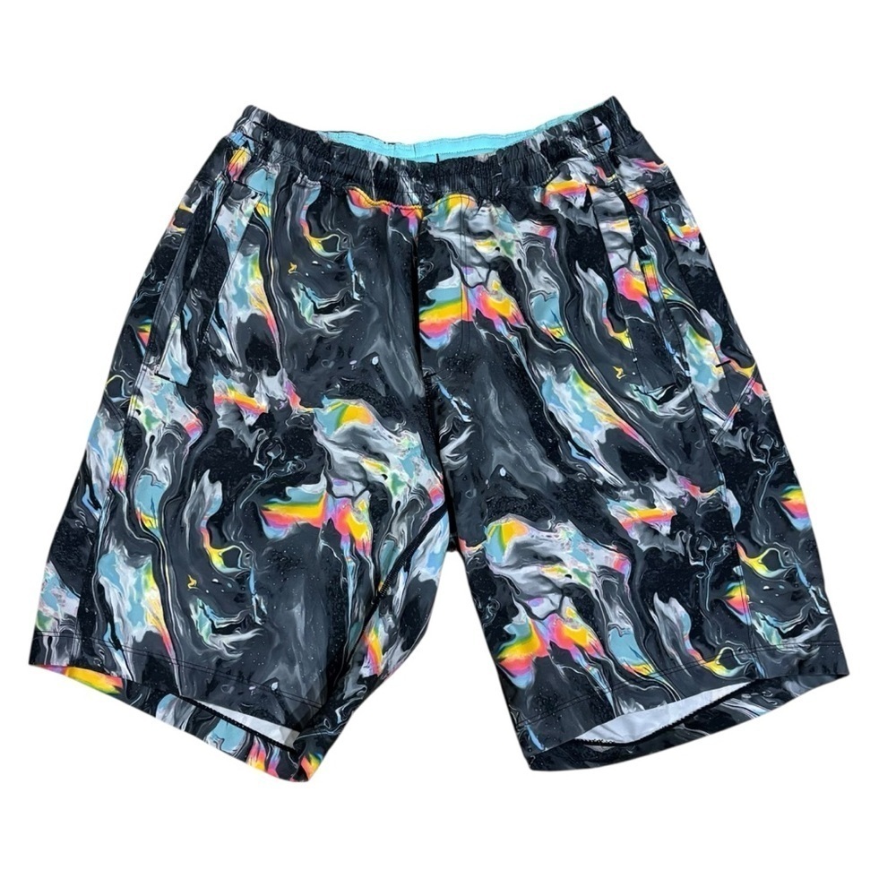 Birddogs Billy Wonkas Gym Shorts Lined 9" Elastic Waist Size Small Hybrid Short